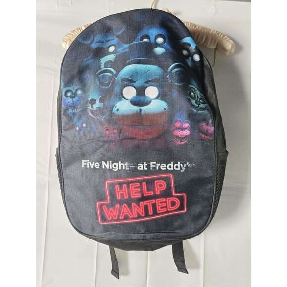 Five Nights At Freddy's Help Wanted Black Backpack - Picture 1 of 3